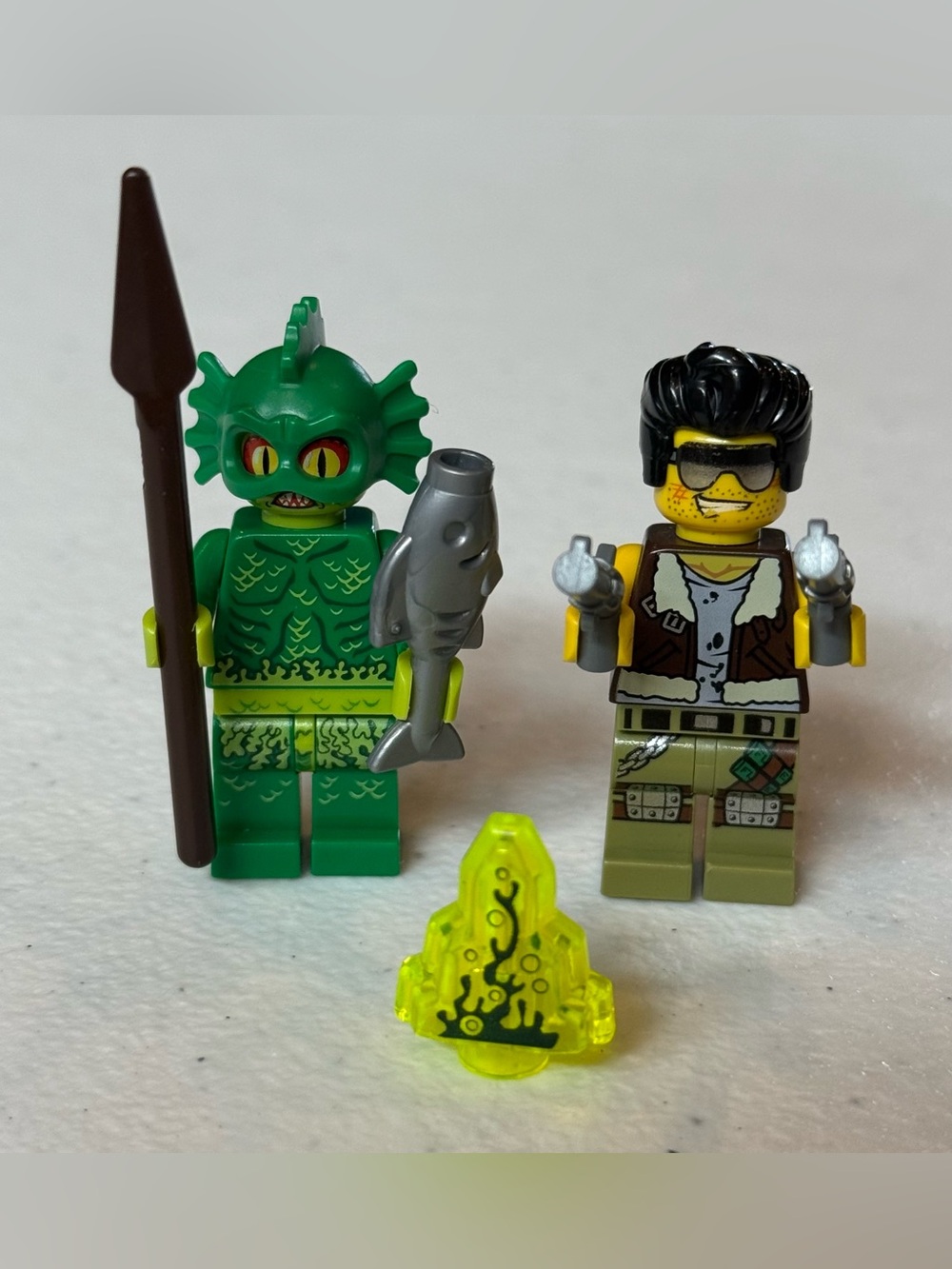 Lego Monster Fighters 9461 The Swamp Creature & Frank Rock Minifigures Lot Of 2
